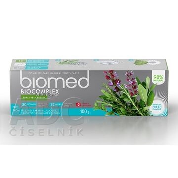 biomed BIOCOMPLEX zubná pasta s prírodnými cédrovými esenciálnymi olejmi 1x100 g obrázok