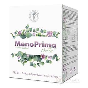 BIOMEDICA MenoPrima Bella + darček tbl 120 ks + darček Denný krém s antarcticinom 75 ml, 1x1 set obrázok