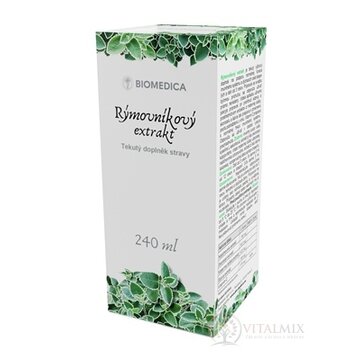 BIOMEDICA Rýmovníkový extrakt bylinný, s nádchovníkom 1x240 ml obrázok