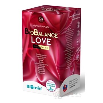 BIOMIN BioBalance LOVE MENOPAUSE cps 1x120 ks obrázok