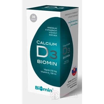 Biomin CALCIUM S VITAMÍNOM D3 cps 1x30 ks obrázok