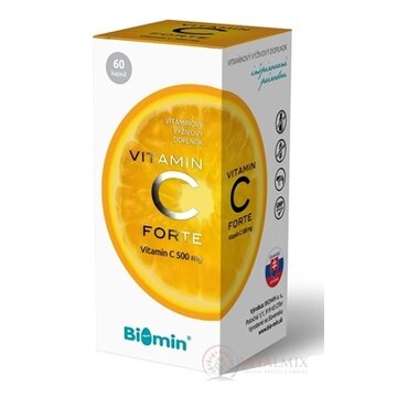 Biomin VITAMIN C FORTE cps 1x60 ks obrázok