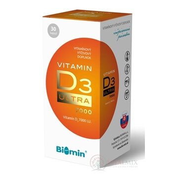 Biomin VITAMIN D3 ULTRA 7000 I.U. cps 1x30 ks obrázok