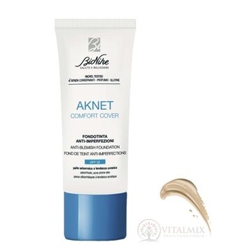 BioNike AKNET COMFORT COVER SPF30 Ivoire krycí tekutý make-up, proti nedokonalostiam pleti 1x30 ml obrázok