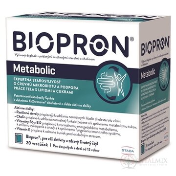 BIOPRON Metabolic prášok vo vrecúškach 1x20 ks obrázok