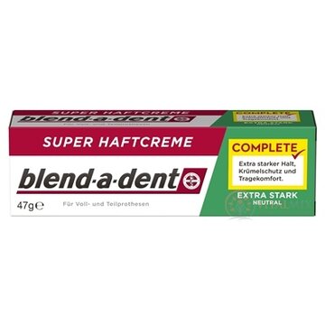 blend-a-dent EXTRA STARK NEUTRAL complete super fixačný dentálny krém 1x47 g obrázok