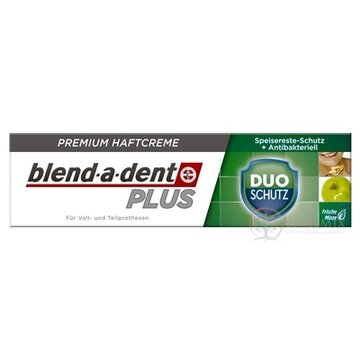 blend-a-dent PLUS DUO SCHUTZ Frische Minze, premium fixačný dentálny krém 1x40 g obrázok