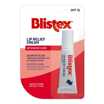 Blistex LIP RELIEF CREAM INTENSIVE balzam na pery, krém v tube 1x6 ml obrázok