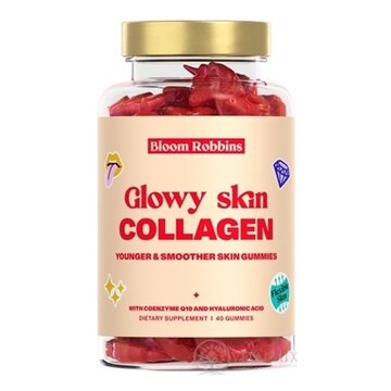 Bloom Robbins Glowy Skin - COLLAGEN žuvacie pastilky - gumíky, jednorožci 1x40 ks obrázok