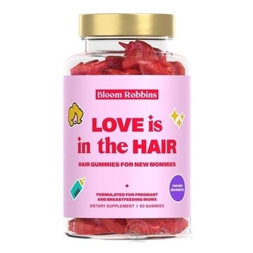 Bloom Robbins HAIR GUMMIES FOR NEW MOMMIES žuvacie cukríky (vlasy, pre tehotné a dojčiace ženy) 1x60 ks obrázok