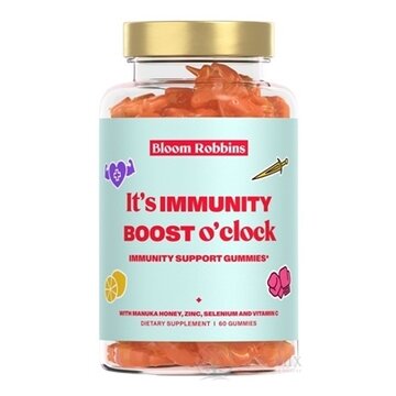Bloom Robbins IMMUNITY - BOOST o'clock žuvacie pastilky - gumíky, jednorožci 1x60 ks obrázok