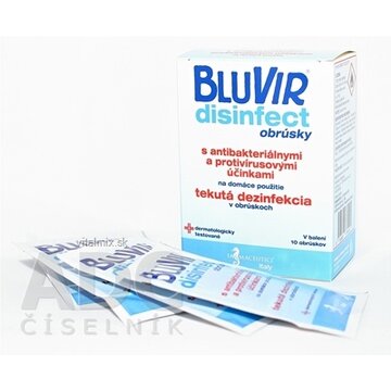 BLUVIR Disinfect obrúsky vrecúška 1x10 ks obrázok