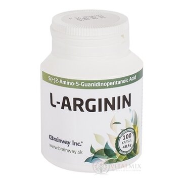Brainway L-ARGININ cps 1x100 ks obrázok