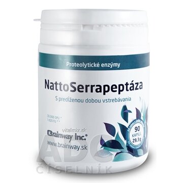 Brainway NattoSerrapeptáza cps (proteolytické enzýmy) 1x90 ks obrázok
