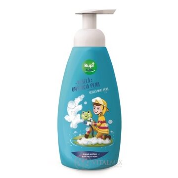 Bupi KIDS Veselá umývacia pena jemná modrá 1x500 ml obrázok