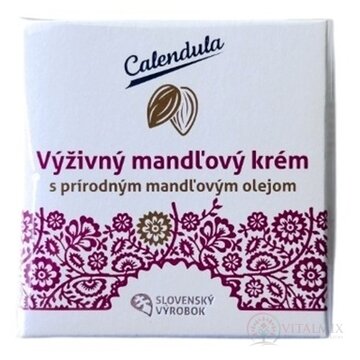 Calendula VÝŽIVNÝ MANDĽOVÝ KRÉM na suchú a citlivú pleť 1x40 g obrázok
