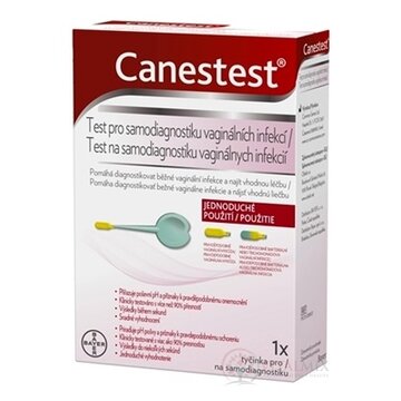 Canestest test na samodiagnostiku vaginálnych infekcií, 1x1 ks obrázok