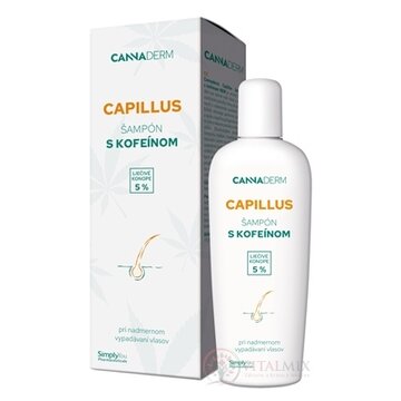 Cannaderm CAPILLUS šampón s kofeínom NEW pri vypadávaní vlasov 1x150 ml obrázok