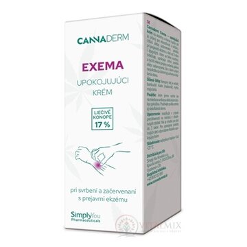 Cannaderm EXEMA upokojujúci krém na ekzémy 1x50 g obrázok