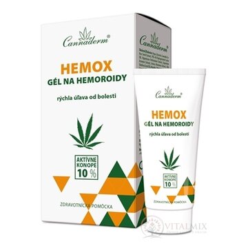 Cannaderm HEMOX gél na hemoroidy 1x40 g obrázok