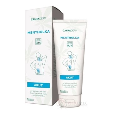 Cannaderm MENTHOLKA AKUT chladivá masážna emulzia 1x125 ml obrázok
