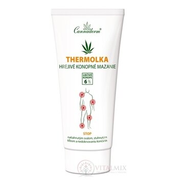 Cannaderm THERMOLKA hrejivé konopné mazanie 1x200 ml obrázok