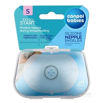 Canpol babies EasyStart Chrániče bradavie Premium veľ. S, tvarované, silikón, 1x2 ks obrázok