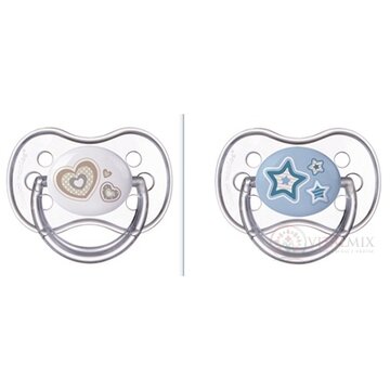 Canpol Babies Utišujúci cumlík Newborn baby (18m+) C, silikón, okrúhly, 1x1 ks obrázok