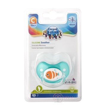 Canpol Babies Utišujúci cumlík Príroda silikón (18m+) C, anatomický , 1x1 ks obrázok