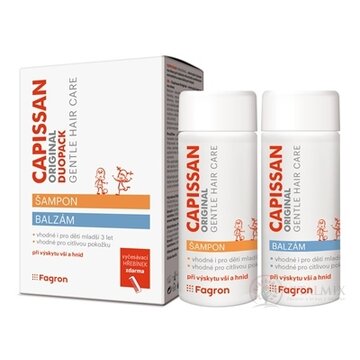 CAPISSAN ORIGINAL DUOPACK šampón 200 ml + balzam 200 ml + hrebeň, 1x1 set obrázok