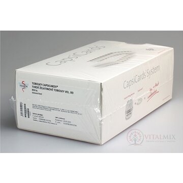 CapsiCards žel. kapsule vel´. 00 - FAGRON slonovinové 850 ks kartón 17x50 ks (1 bal.), 1x1 set obrázok