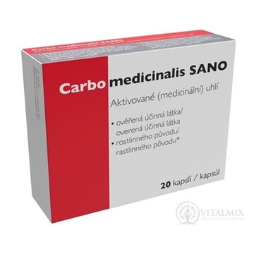 Carbo Medicinalis SANO cps 1x20 ks obrázok