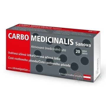 CARBO Medicinalis Sanova tbl 1x20 ks obrázok