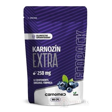 CarnoMed Karnozín EXTRA 250 mg ECOPACK cps 1x180 ks obrázok