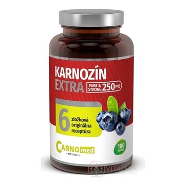 CarnoMed Karnozín EXTRA Pure&Strong cps 1x100 ks obrázok