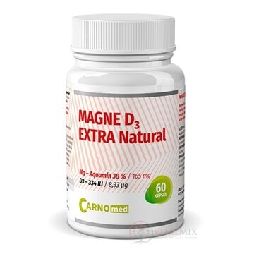 CarnoMed Magne D3 EXTRA Natural cps 1x60 ks obrázok