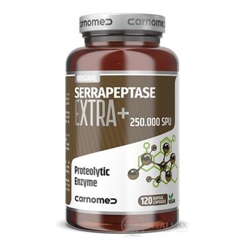 CarnoMed SERRAPEPTASE EXTRA+ 250.000 SPU cps (pre zvieratá) 1x120 ks obrázok