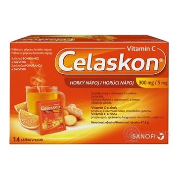 Celaskon HORÚCI NÁPOJ (300 mg/5 mg) 1x14 vreciek obrázok