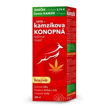 Cemio Kamzíkova konopná masť hrejivá (akciové balenie) 1x200 ml obrázok