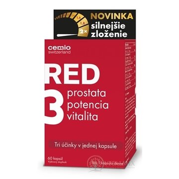 Cemio RED3 cps silnejšie zloženie 1x60 ks obrázok