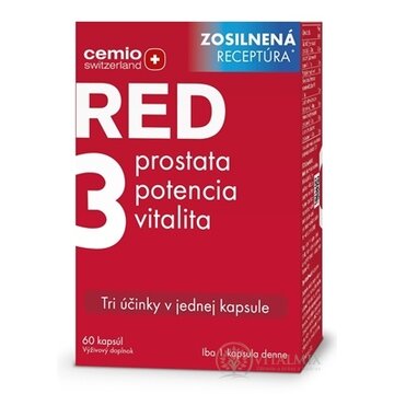 Cemio RED3 cps (zosilnená receptúra 2024) 1x60 ks obrázok