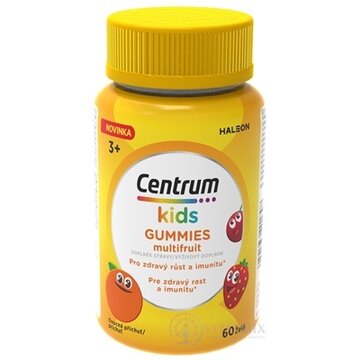 Centrum kids GUMMIES multifruit želé s vitamínmi a minerálmi 1x60 ks obrázok