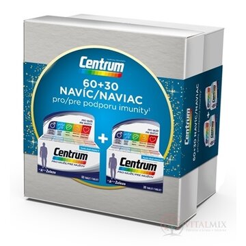Centrum pre mužov (Vianočný balíček) tbl (inov. 2022) 60+30 naviac (90 ks), 1x1 set obrázok