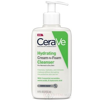 CeraVe ČISTIACI PENIVÝ KRÉM na normálnu až suchú pokožku 1x236 ml obrázok