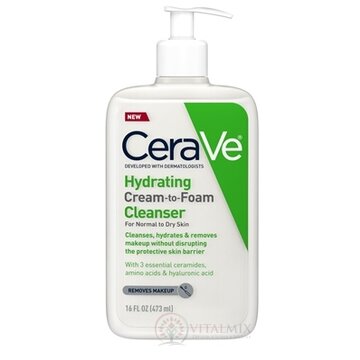 CeraVe ČISTIACI PENIVÝ KRÉM na normálnu až suchú pokožku 1x473 ml obrázok