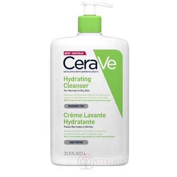 CeraVe HYDRATAČNÁ ČISTIACA EMULZIA na normálnu až suchú pokožku 1x1 l obrázok