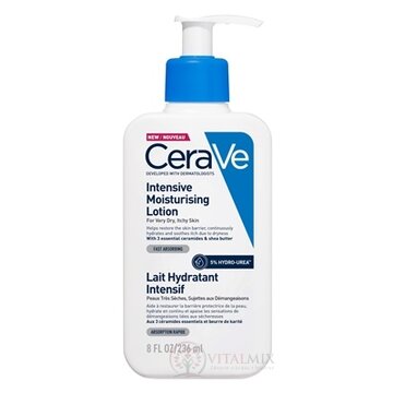 CeraVe INTENZÍVNE HYDRATAČNÉ MLIEKO pre veľmi suchú, svrbiacu pokožku 1x236 ml obrázok