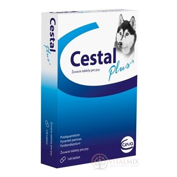 CESTAL PLUS žuvacie tablety pre psy 1x8 ks obrázok