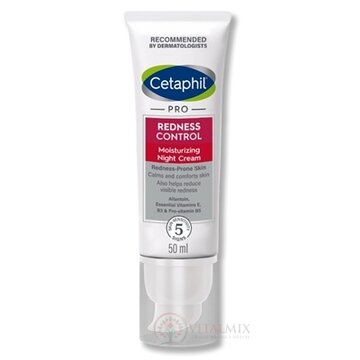 Cetaphil PRO REDNESS CONTROL Nočný hydratačný krém (Moisturizing Night Cream) 1x50 ml obrázok