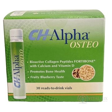 CH-Alpha OSTEO ampulky na pitie (á 25 ml) príchuť čučoriedka 1x30 ks obrázok
